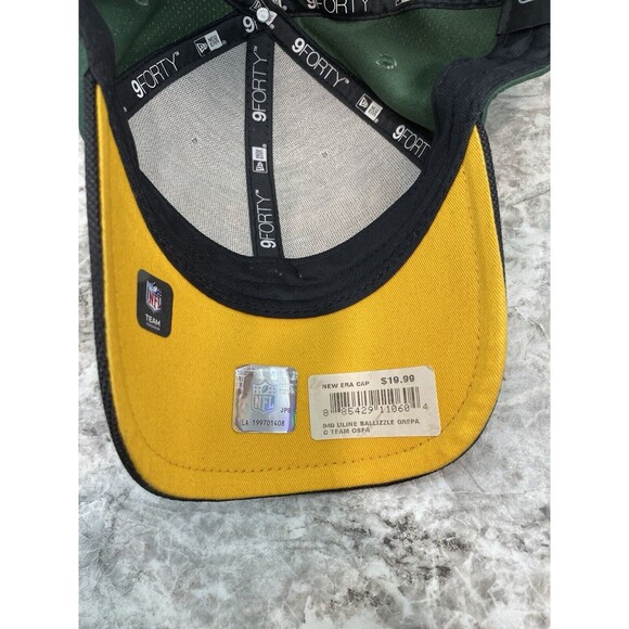 Green Bay Packers NFL New Era 9Forty Adjustable Hat Cap - Picture 5 of 6